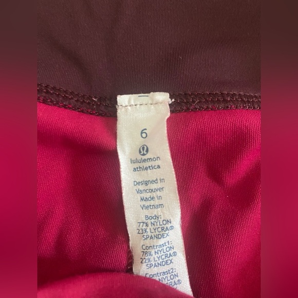 lululemon athletica Kids Fuchsia Leggings - Picture 3 of 6